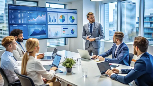 Business ad video